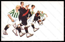 Artist Signed M. Duda Soccer Sport Calcio Serie 1604 Postcard VK6657 - Sonstige & Ohne Zuordnung