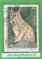 USATI ITALIA 2002 - Ref.0886 "L'AMBIENTE E LA NATURA - LINCE" 1 Val. - - 2001-10: Gebraucht