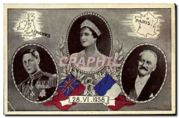CPA Londres Paris 28 6 1938 - Royal Families