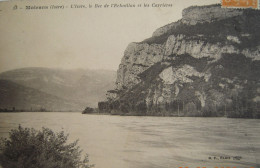 CPA Année 1921 MOIRANS Le Bec De L'Échaillon Et Les Carrières, L'Isère - Grenoble - Moirans