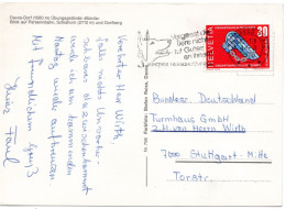 63886 - Schweiz - 1970 - 30Rp Pro Infirmis EF A AnsKte DAVOS PLATZ - VERGESST DIE TIERE NICHT ... -> Westdeutschland - Cani