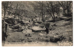 CPA 78 - VAUX DE CERNAY (Yvelines) - 32. Dans Les Cascades - V. V. (animée) - Vaux De Cernay