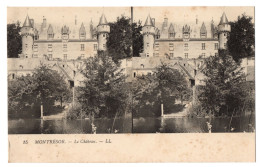 CPA  Stéréoscopique - 37- MONTRESOR (Indre Et Loire) - 15. Le Château - LL - Stereoscope Cards