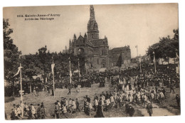 CPA 56 - SAINTE ANNE D'AURAY (Morbihan) - 2134. Arrivée Des Pèlerinages. Ed. Villard - Sainte Anne D'Auray