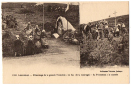 CPA 29 - LOCRONAN (Finistère) - 1363. Pélerinage De La Grande Troménie,  Le Bas De La Montagne, Procession à La Montée - Locronan