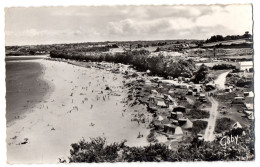 CPSM PF 29 - LOCQUIREC (Finistère) - 15 Bis. Plage Du Fond De La Baie Et Le Camping - Locquirec