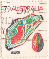 1973 - AUSTRALIA - MINERALES - AGATA - YVERT 504 - Andere & Zonder Classificatie