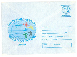 IP 84 - 128 Modern Pentathlon World Championships, Romania - Stationery - Unused - 1984 - Entiers Postaux