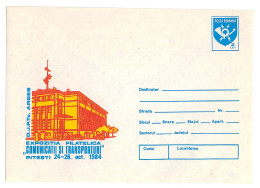 IP 84 - 206 Post Office PITESTI, Romania - Stationery - Unused - 1984 - Enteros Postales