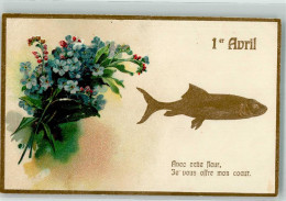 39783204 - Fisch Vergissmeinnicht P.F.B. Serie 7756 - April Fool's Day