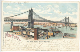 US 29 - 4081 NEW YORK, Litho, U.S. - Old Postcard - Used - 1904 - Ponti E Gallerie