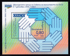 Bulgarien, 2004, 4683 Block 269,  MNH **,  12. Konferenz Der Außenminister Der OSZE-Staaten, - Blocs-feuillets