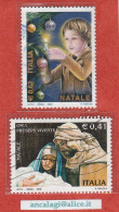 USATI ITALIA 2002 - Ref.0888 "NATALE" Serie Di 2 Val. - - 2001-10: Gebraucht