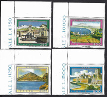 Italia 1985; Turistica, Serie Completa Di Angolo: Bormio, Castellamare, Stromboli, Termoli. - 1981-90:  Nuevos