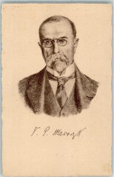 39439504 - Praesident Masaryk Autogramm Tschechien - Personaggi