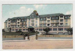 39093804 - Koenigstein Im Taunus. Grand Hotel Gelaufen, 1908. Leicht Fleckig, Ecken Mit Albumabdruecken, Sonst Gut Erha - Königstein