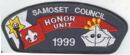 B 30 - 97 USA Scout Badge - Samoset Council, Maine - 1999 - Scouting