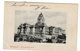 Bruxelles Palais De Justice Cachet 1908 Brussel - Monuments, édifices