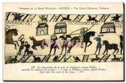 CPA Tapisserie De La Reine Mathilde Bayeux Un Chevaucheur De La Suite De Guillaume Nomme Wadar - Bayeux