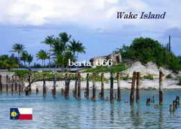 United States Wake Island Bridge Remains Pacific Ocean New Postcard - Sonstige & Ohne Zuordnung