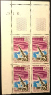 Timbre TAAF BLOC DE 4 Coin Daté, N°23, Sans Charnière, Premier Tir De Fusée Sonde. - Unused Stamps