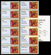 GIBRALTAR (2024) ATM Post & Go - Year Of The Dragon - Codes GI04 + GI05 - MInt Sets / Séries Nueves - Gibraltar