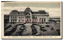 CPA Trouville Reine Des Plages Place Du Casino - Trouville