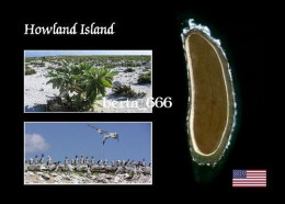 United States Howland Island Satellite View Pacific Ocean New Postcard - Andere & Zonder Classificatie