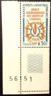 Timbre TAAF N°27 BORD DE FEUILLE, Sans Charnière, Année Internationale Des Droits De L'Homme 1968 - Neufs