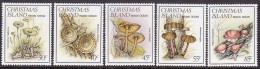 Christmas Island 1984 Fungi Sc 152-56 Mint Never Hinged - Christmaseiland