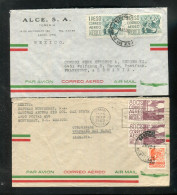 "MEXIKO" 1960 Ff., 2 Lupo-Briefe Nach Deutschland (L1121) - Mexiko