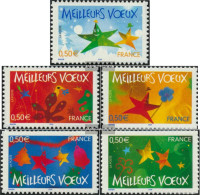 France 3877-3881 (complete Issue) Unmounted Mint / Never Hinged 2004 Christmas And Year - Nuevos