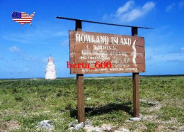 United States Howland Island Wildlife Refuge Sign New Postcard - Altri & Non Classificati