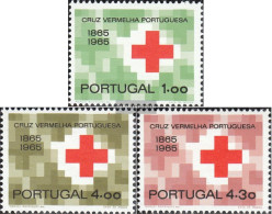 Portugal 987-989 (complete Issue) Unmounted Mint / Never Hinged 1965 Red Cross - Ungebraucht