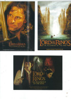 3  POSTCARDS LORD OF THE RINGS - Affiches Sur Carte