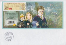 Enveloppe   FRANCE    Vignette  LISA   Fête  Du   Timbre   HARRY  POTTER    LILLE    2007 - 1999-2009 Illustrated Franking Labels