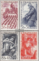 France 834-837 (complete Issue) Unmounted Mint / Never Hinged 1949 Occupations - Unused Stamps