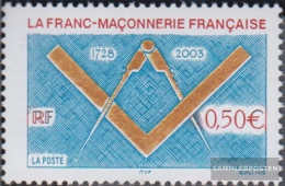 France 3723 (complete Issue) Unmounted Mint / Never Hinged 2003 Freimaurerloge - Unused Stamps