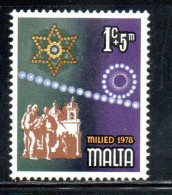 MALTA 1978 CHRISTMAS NATALE NOEL WEIHNACHTEN NAVIDAD NATAL 1c + 5m MNH - Malte