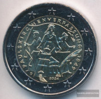 FRD (FR.Germany) 2024 F Stgl./unzirkuliert Reissue: 6 Million. 2024 2 Euro Paulskirche Constitution - Allemagne