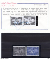 Tobia Posta Aerea N. 16/17 Serie Cert. Diena - MNH - Nuovi