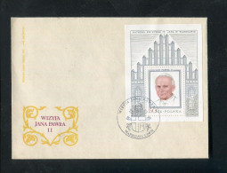 "POLEN" 1979, Block 76 (Rahmen Silber) FDC (L1128) - FDC