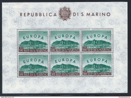 1961 SAN MARINO BF N° 23 Europa 61 MNH** - Blocks & Sheetlets