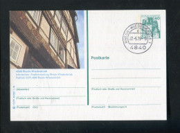 "BUNDESREPUBLIK DEUTSCHLAND" 1978, Bildpostkarte Mit Bildgleichem Stempel Ex "RHEDA-WIEDENBRUECK" (L1129) - Postales Ilustrados - Usados