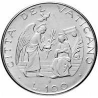 VATICANO GIOVANNI PAOLO II 100 Lire ANNO 1987 - Vaticano (Ciudad Del)