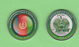 Bougainville Papua New Guinea Dollar 2017 Token Coin Fantasy Gettone Da 1 Dollaro Colorato   C 3 - Papúa Nueva Guinea