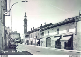 E656 Cartolina Trigolo Via Roma Animata Bella Provincia Di Cremona - Cremona