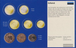 Estonia EST1- 3 Stgl./unzirkuliert Mixed Vintages From 2011 Kursmünze 1, 2 And 5 CENT - Estonie