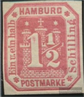 Hamburg 21U ND Reissue Ungezähnt Unmounted Mint / Never Hinged 1866 Hamburg Coat Of Arms - Hamburg (Amburgo)