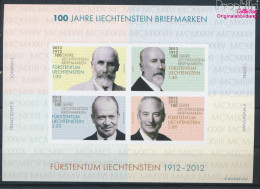 Liechtenstein Block21 (kompl.Ausg.) Postfrisch 2012 Fürsten (10377479 - Ungebraucht